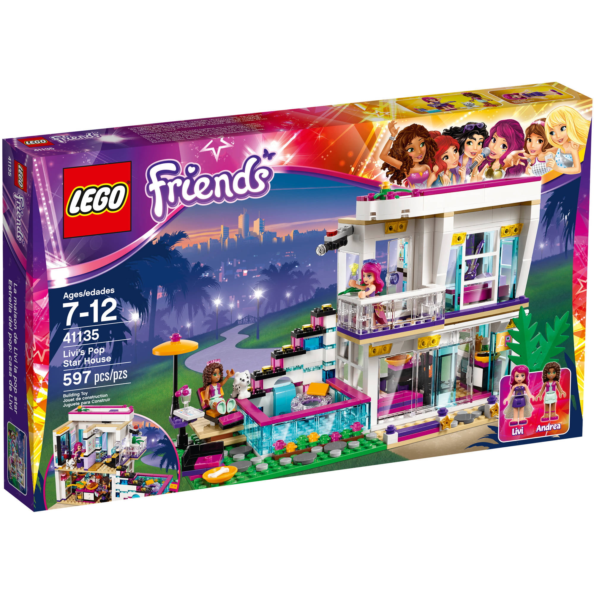 Jurassic Park At bygge Grudge LEGO Friends Livi\'s Pop Star House, 41135 - Walmart.com