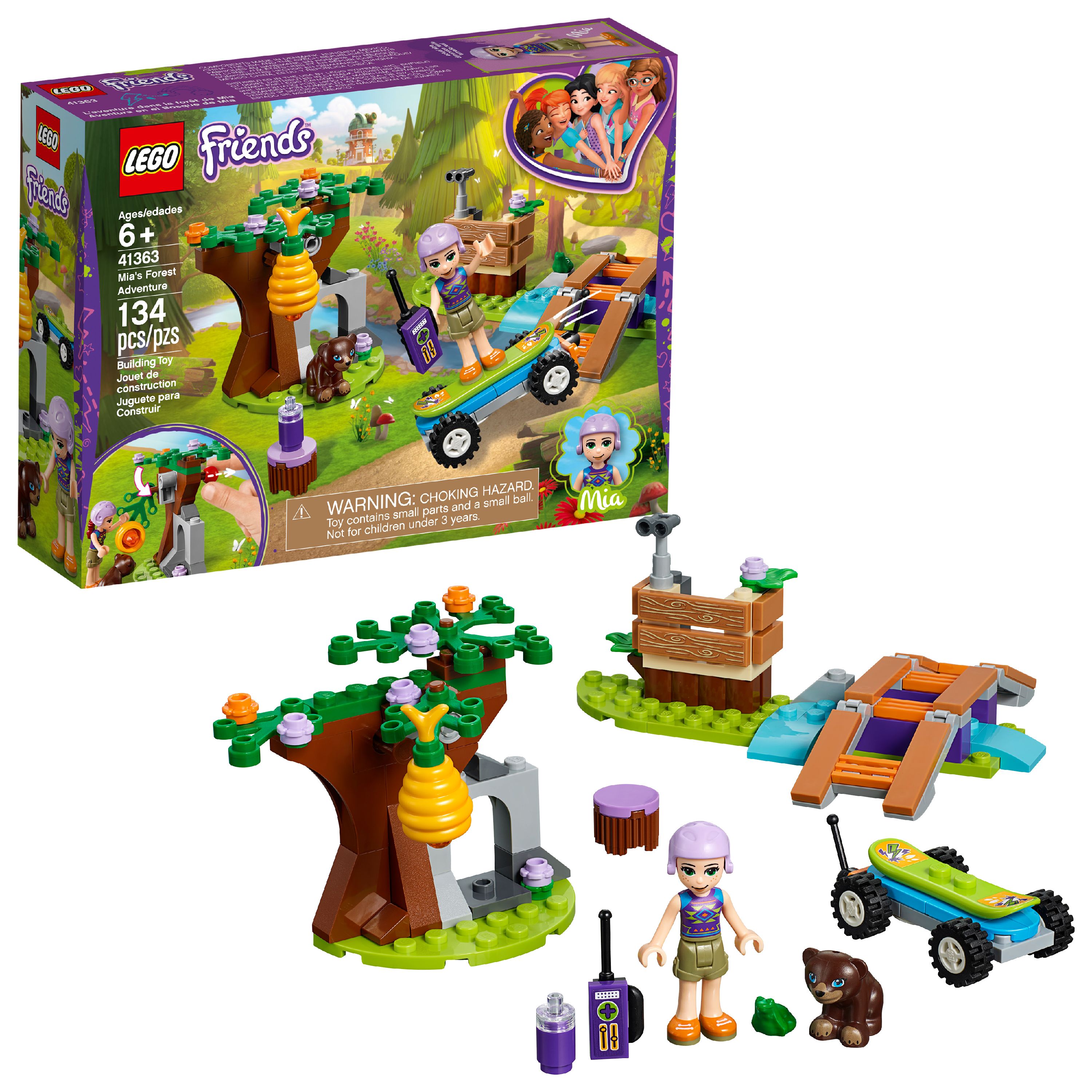 LEGO Friends Mia's Forest Adventure 41363 Building Set - image 1 of 8