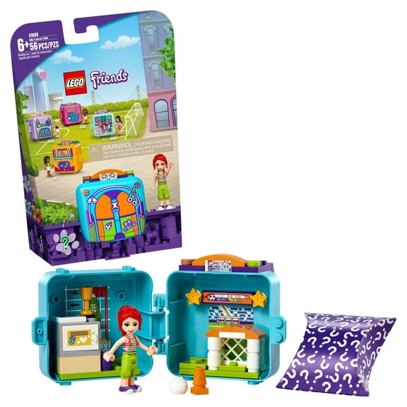 LEGO Friends Mias Soccer Cube 41669 Building Toy; Portable Set for Kids (56 Pieces)