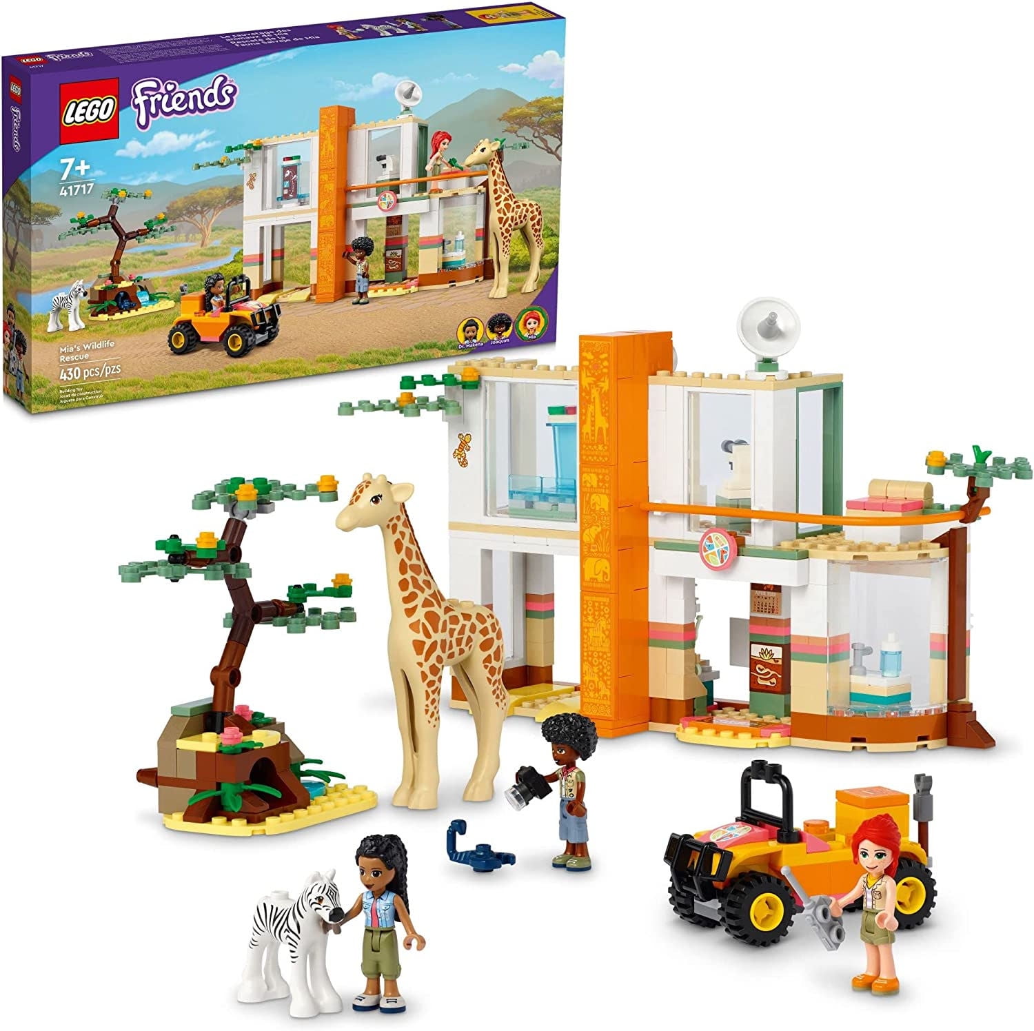 LEGO Friends Mia’s Wildlife Rescue 41717 Building Toy Set - Ages 7+ (430 Pieces)