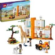 LEGO Friends Mia's Wildlife Rescue Toy 41717 with Zebra and Giraffe Safari Animal Figures Plus 3 Mini Dolls
