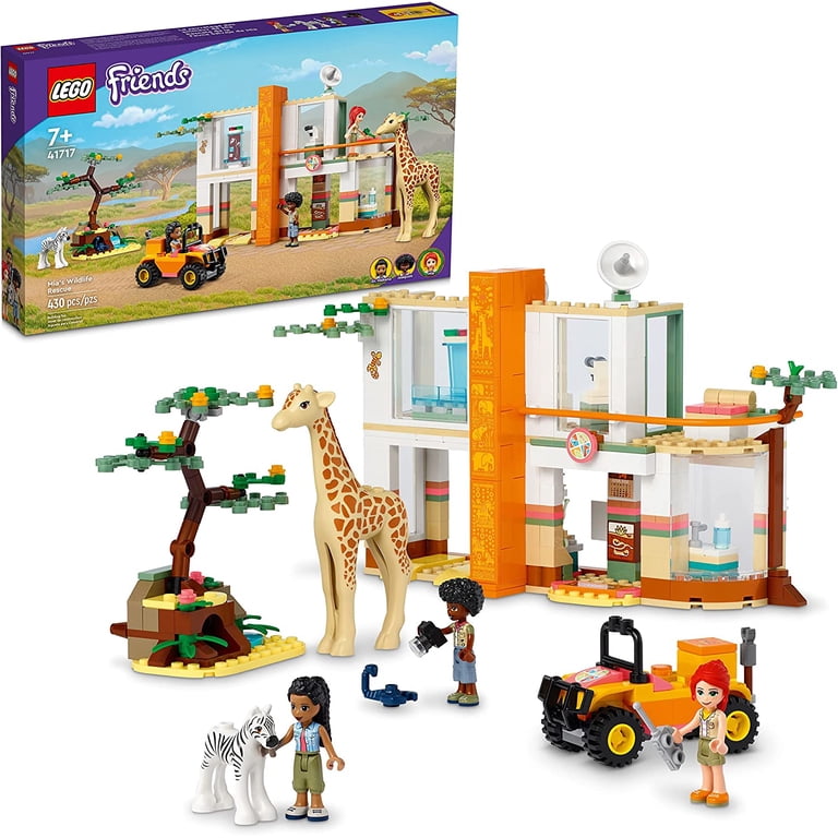 LEGO, Friends Mia's Wildlife Rescue Toy 41717 with Zebra and