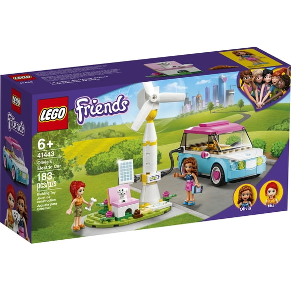 LEGO Electric Car Toy Friends Olivia's Mia 6 Plus Years, 183 pieces