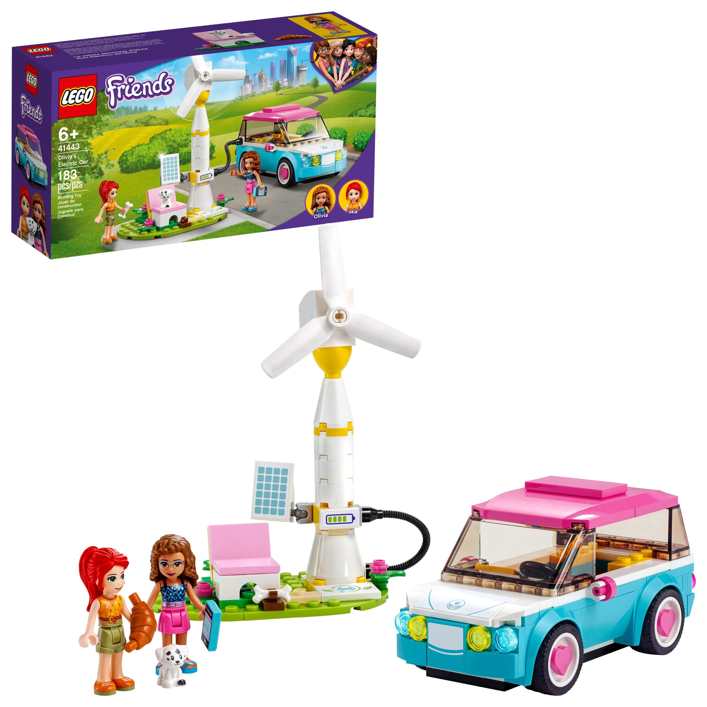 Korea elleve Zealot LEGO Friends Olivia's Electric Car Toy 41443 Vehicle for Girls, Boys and  Kids 6 Plus Years Old, with Mia Mini-Doll & Puppy Figure Eco Education  Playset - Walmart.com