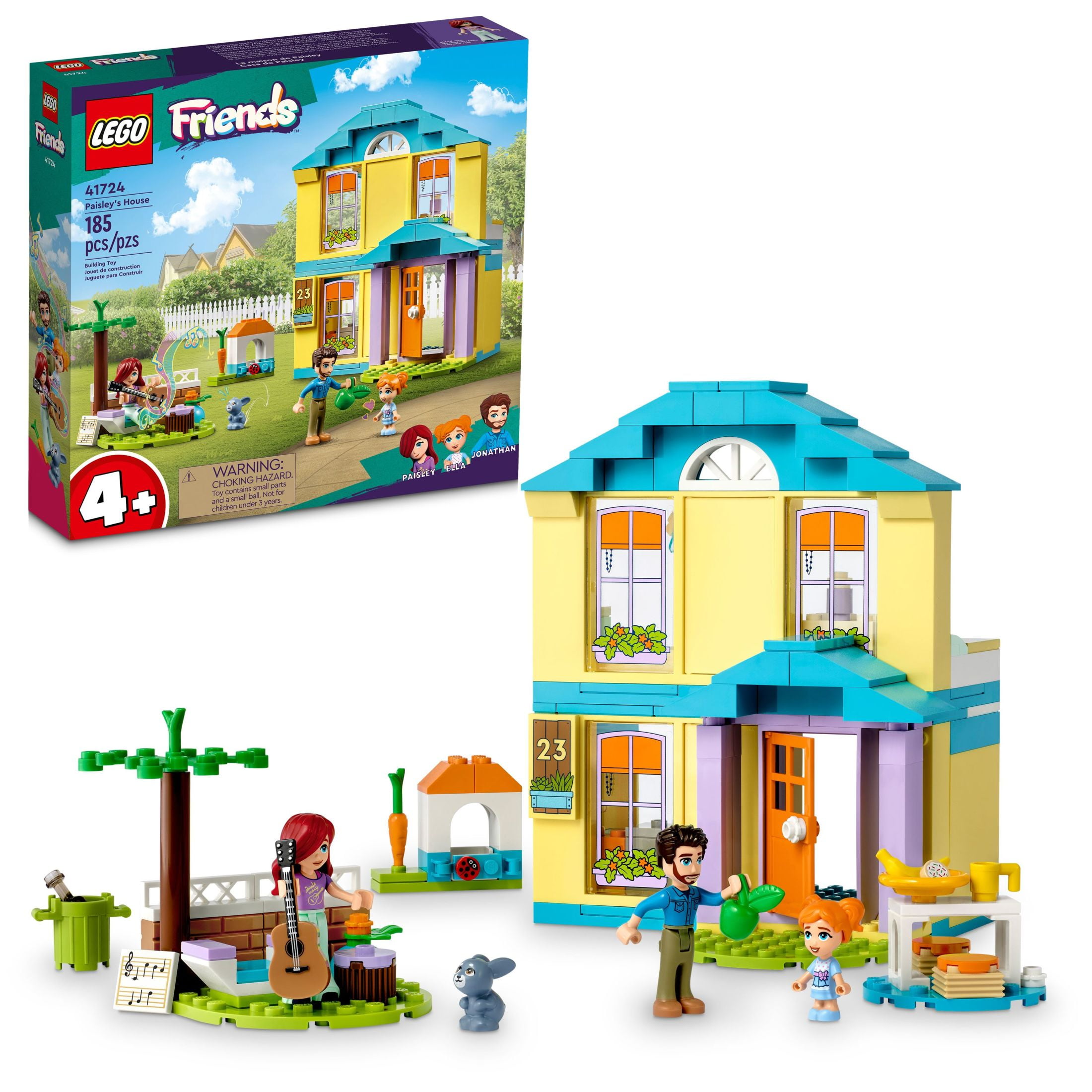 LEGO Friends Paisley s House 41724 Doll House Toy for Girls and Boys 4 Plus Years Old Playset with Accessories Birthday Gift