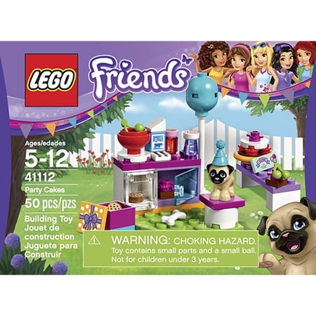LEGO Friends Party Cakes Interlocking Block Building Set, 50 Count