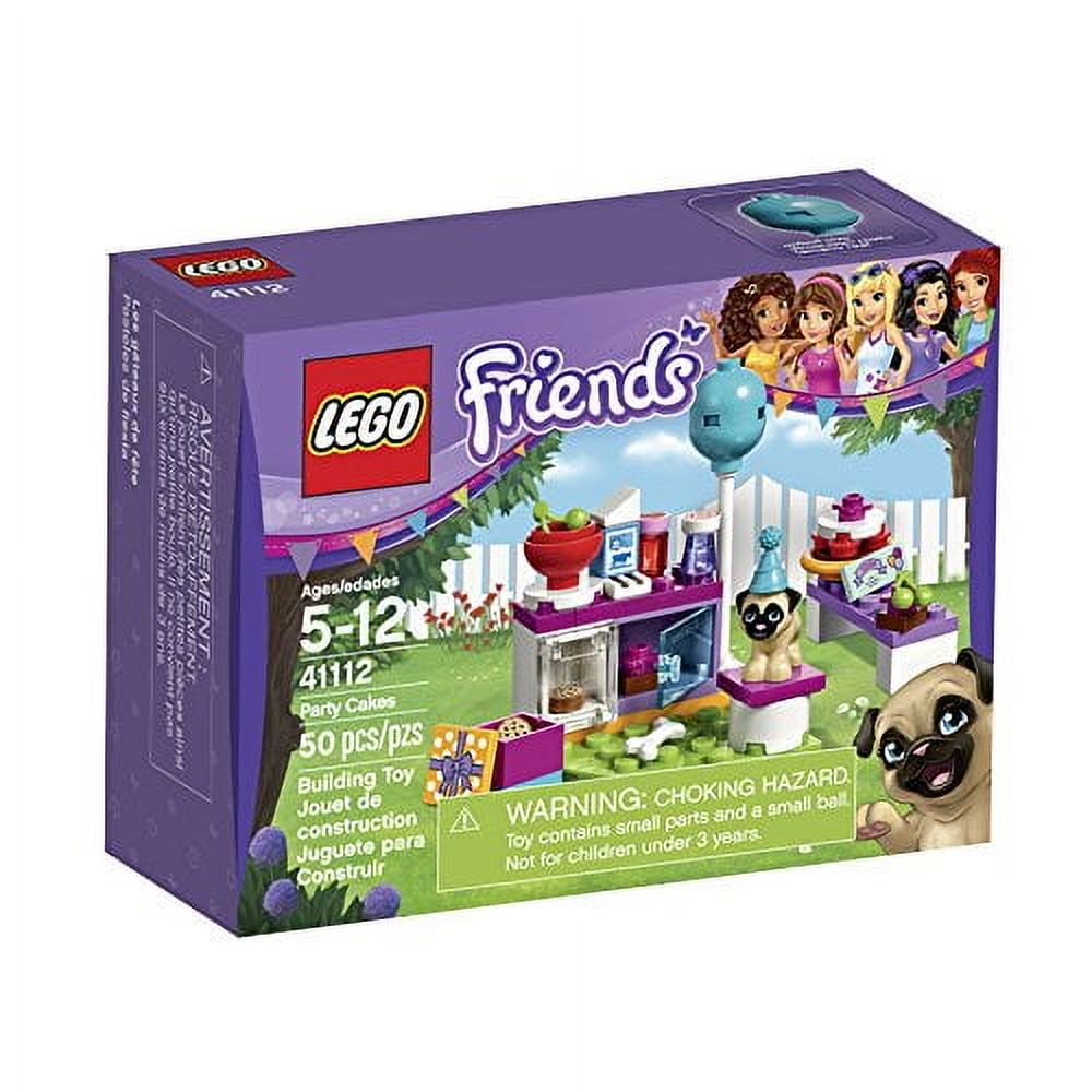 LEGO Friends Party Cakes Interlocking Block Building Set, 50 Count