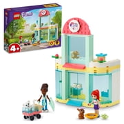 LEGO Friends Pet Clinic 41695 Building Kit; With 2 Mini-Dolls Including Mia, Plus Cat and Rabbit Toys; Creative Birthday Gift for Kids Aged 4 and up (111 Pieces)