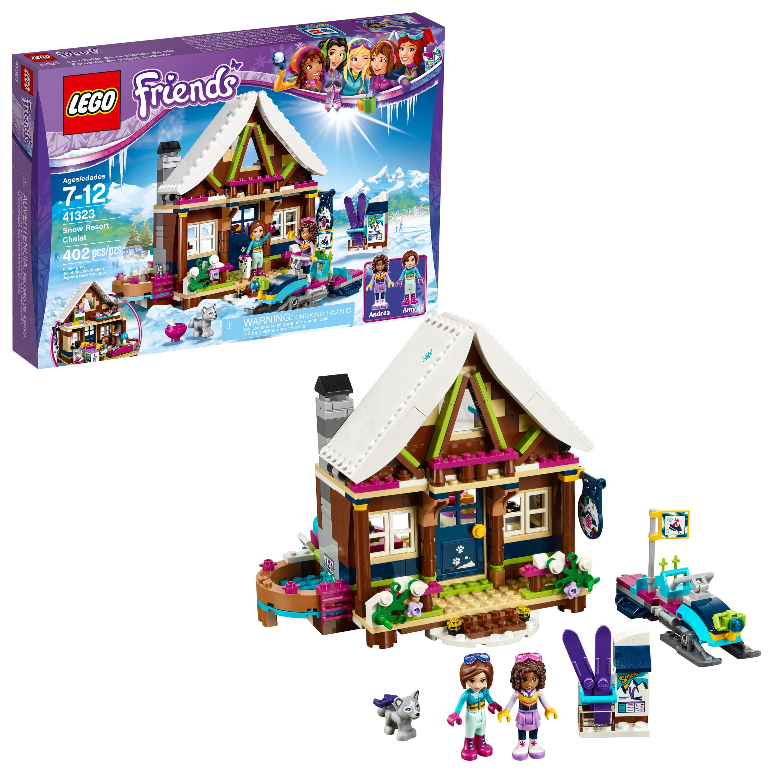 det samme Let Risikabel LEGO Friends Snow Resort Chalet 41323 (402 Pieces) - Walmart.com