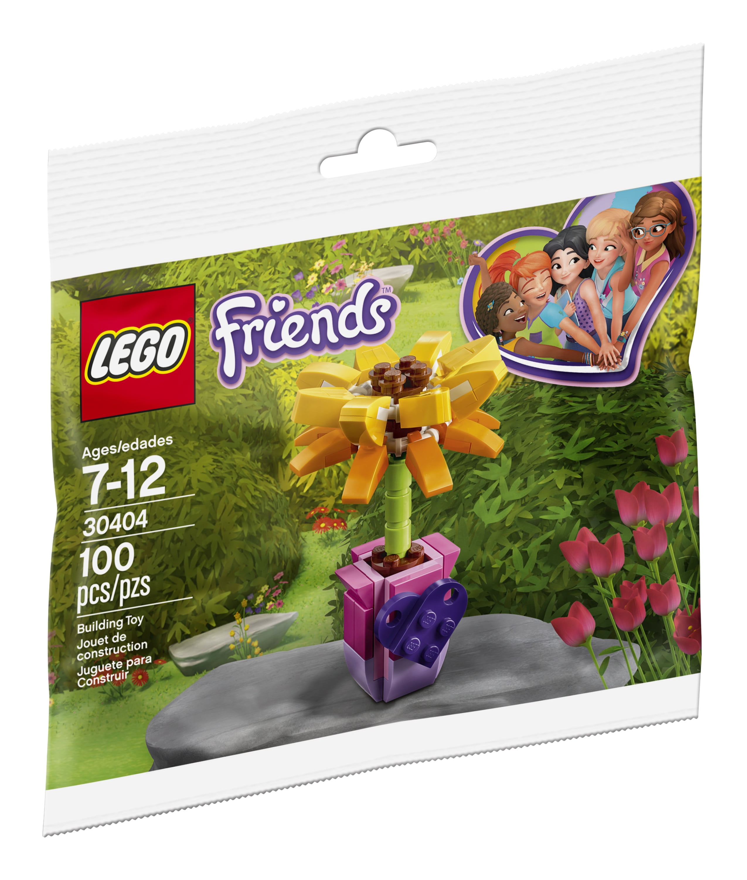 Flagermus Mold underviser LEGO Friendship Flower 30404 Building Set Bag (100 Pieces) - Walmart.com