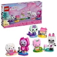 thumbnail image 1 of LEGO Gabby’s Dollhouse Gabby’s Brick-Built Cat Friends Building Toy for Girls & Boys - Pretend Play Set W/6 Animal Toy Figures for Kids, Ages 6+ - GIft Idea for Birthdays - 11215, 1 of 8