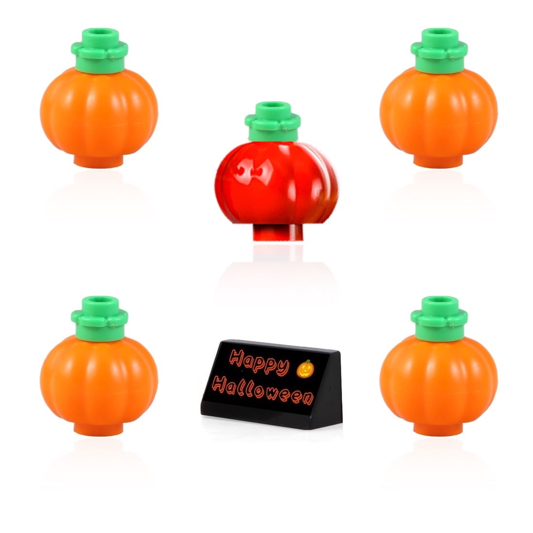 LEGO Halloween Accessory - Orange Pumpkin 🎃 with Green Stem LEGO Halloween Accessory - Orange Pumpkin 🎃 with Green Stem