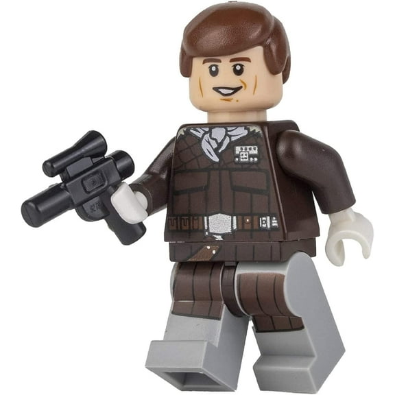 LEGO Han Solo Minifig Hoth with Pistol 6 - 29 Years Interlocking Block Building Sets, Plastic
