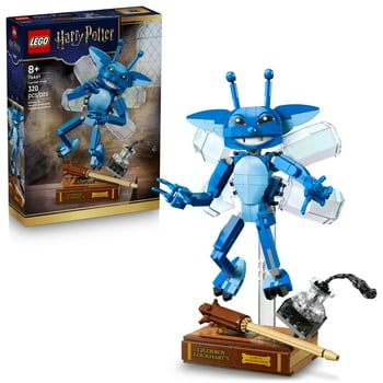 LEGO Harry Potter Cornish Pixie Building Toy for Girls & Boys - Book Shelf or Bedroom Decor for Fans - DIY Room Decoration for Kids, Ages 8+ - Gift Idea for Birthdays - 76461