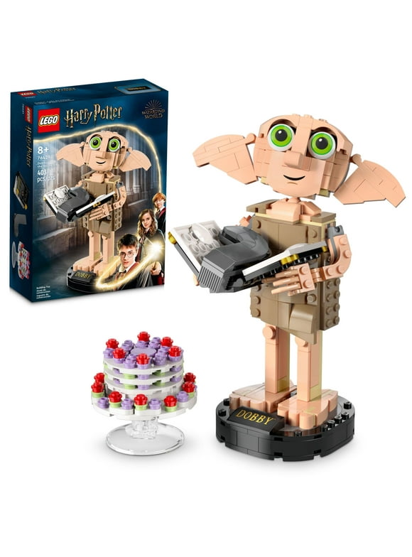 LEGO Harry Potter Dobby the House-Elf Building Toy Set; Perfect Birthday Gift for 8 year old Boys, Girls, and Kids; Authentically Detailed Build and Display Model of a Beloved Character, 76421