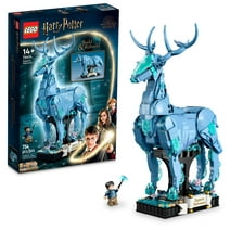 LEGO Harry Potter Expecto Patronum Collectible 2-in-1 Building Set; Birthday Gift Idea for Teens or Fans Aged 14 and Up; Build and Display Patronus Set for Fans of the Wizarding World, 76414