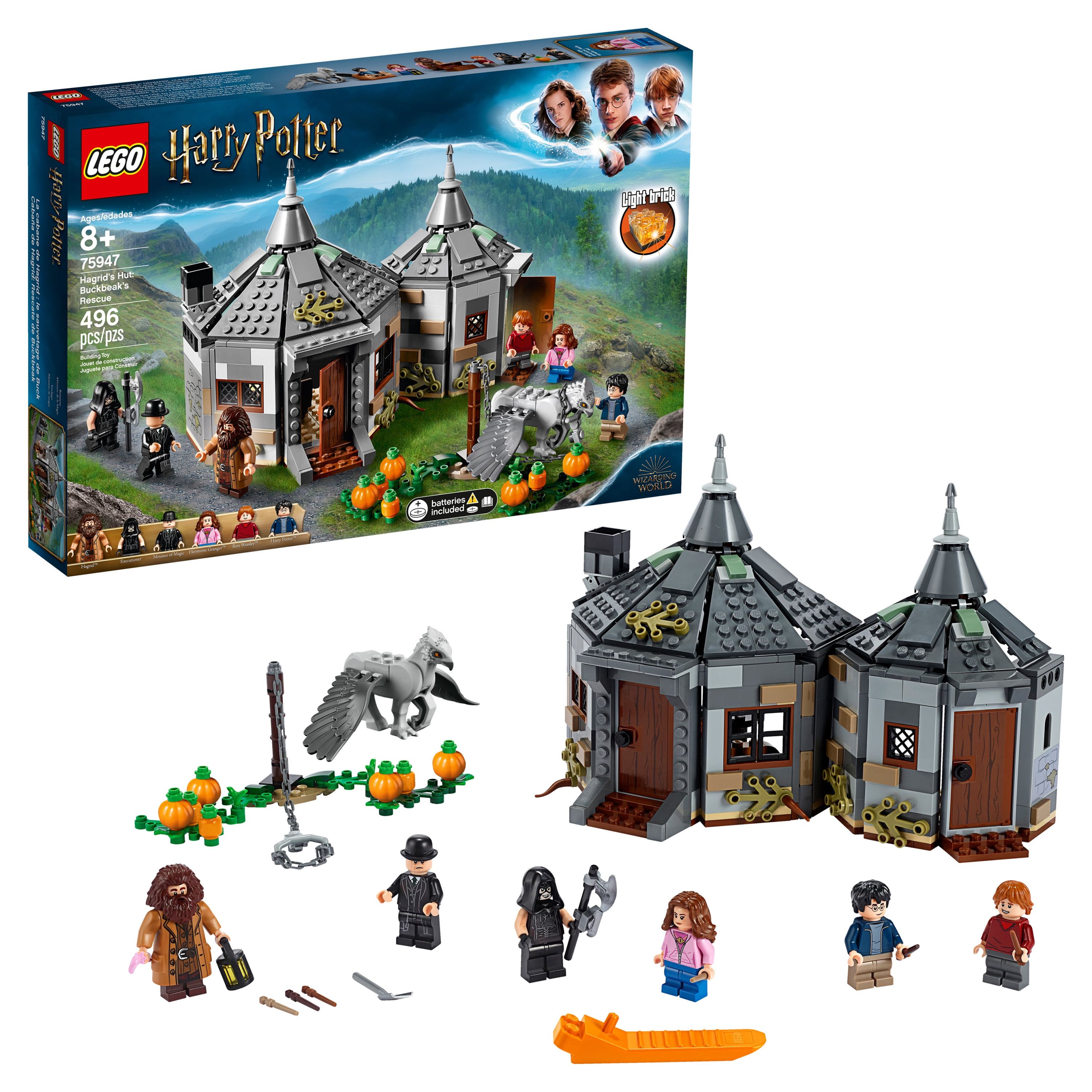 LEGO Harry Potter Hagrid's Hut: Buckbeak's Rescue 75947 Building Set (496 Pieces) - image 1 of 6