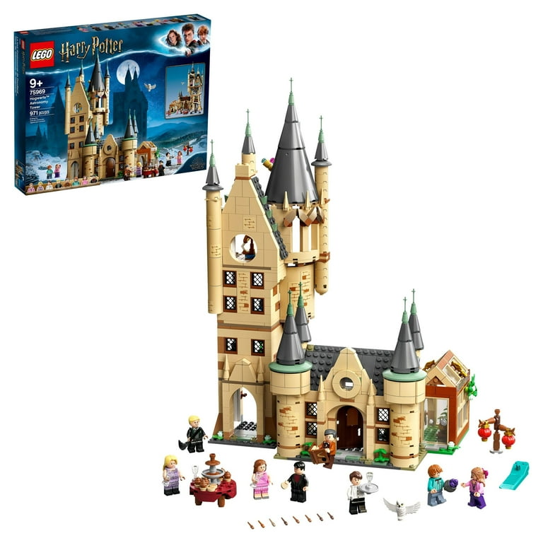 LEGO Harry Potter Hogwarts Astronomy Tower 75969, Castle Toy Playset with 8  Character Minifigures including Harry Potter and Draco Malfoy, Wizarding