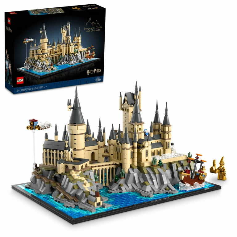 LEGO Harry Potter Hogwarts Castle and Grounds 76419 Building Set, Gift Idea  for Adults, Collectible Harry Potter Playset, Recreate Iconic Scenes from