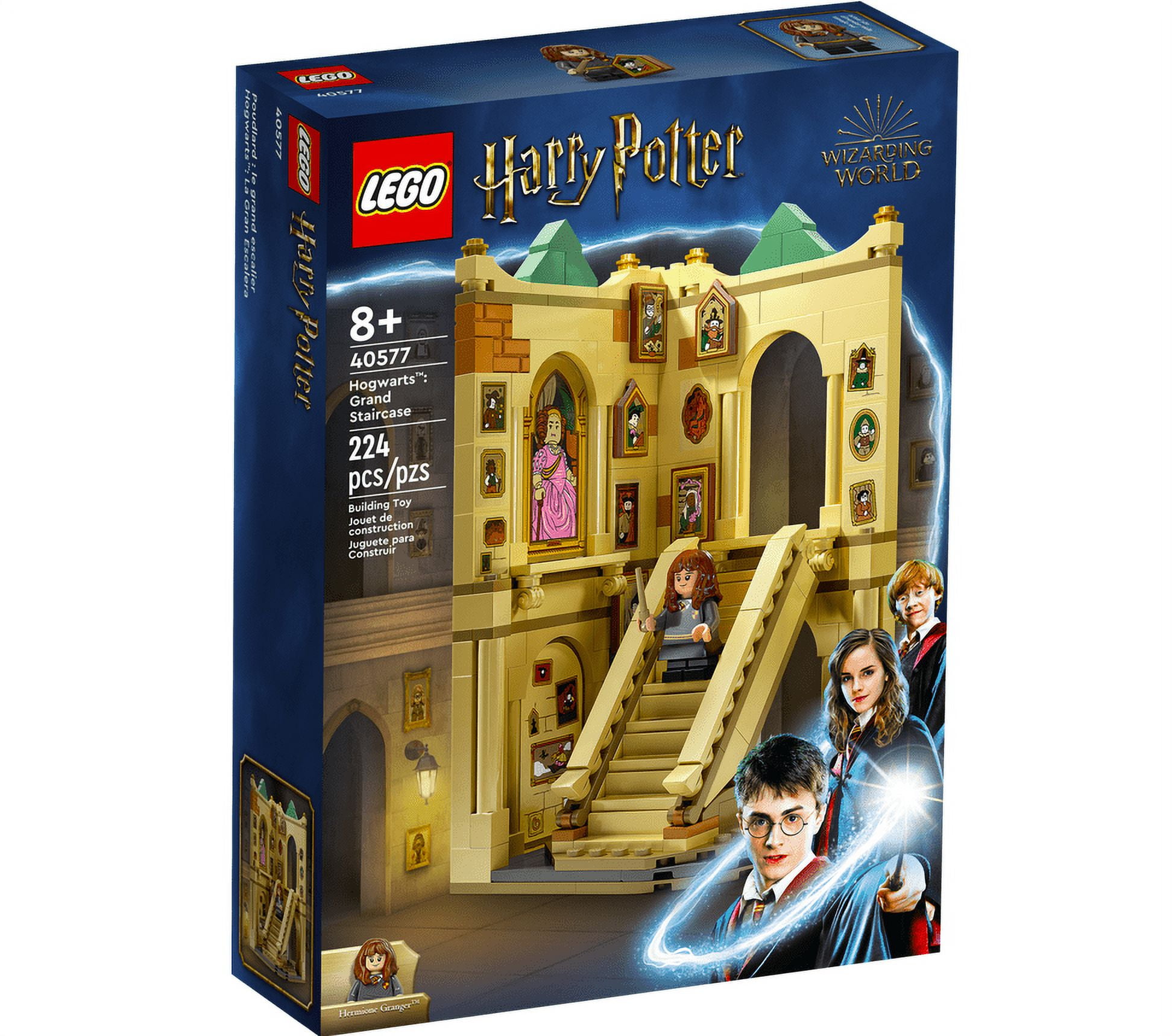 LEGO Harry Potter Hogwarts Grand Staircas Building Blocks Sets, 224 Piece