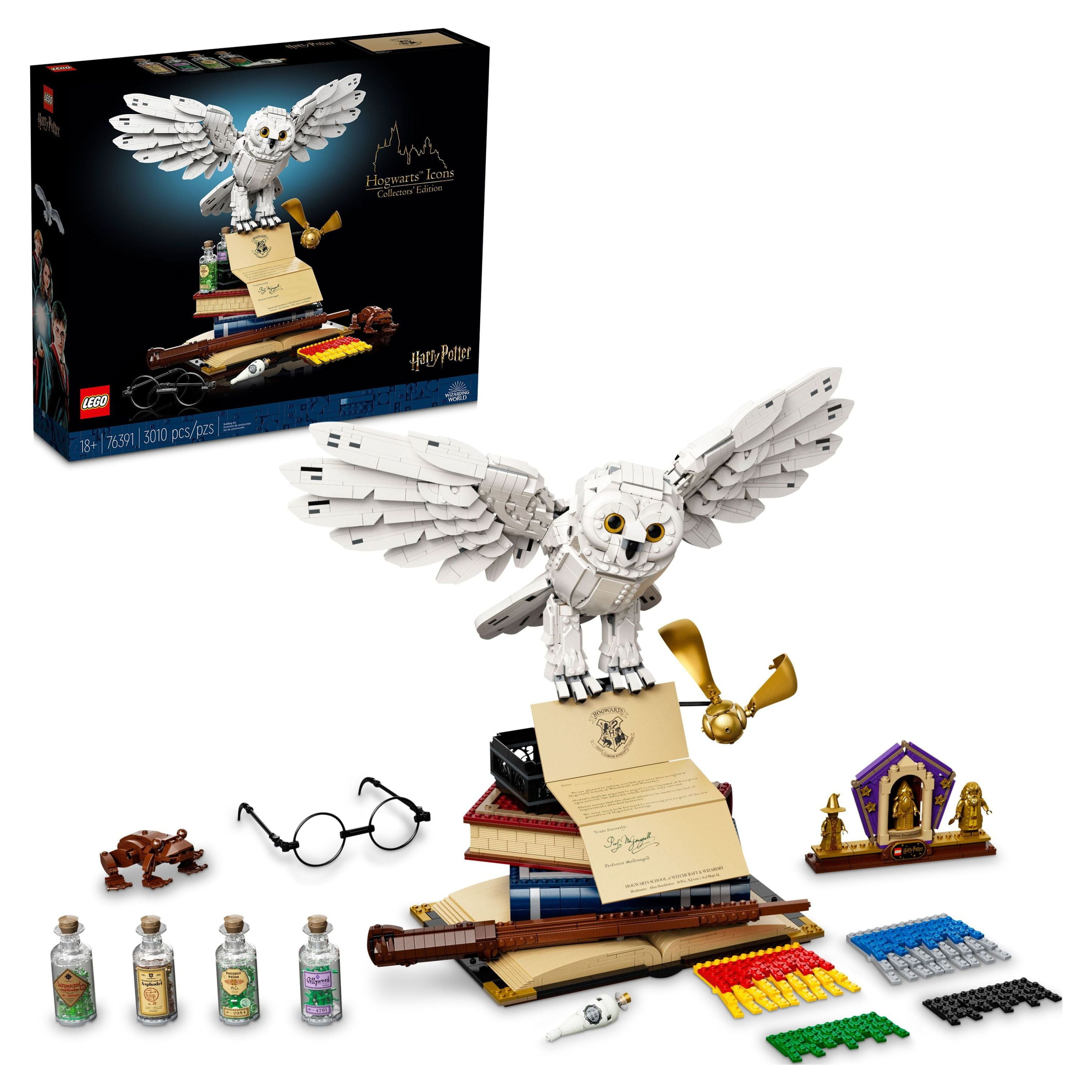 LEGO Harry Potter Hogwarts Courtyard: Sirius's Rescue 76401 Castle Tower  Toy, Collectible Set with Buckbeak Hippogriff Figure and Prison Cell