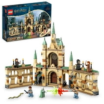 LEGO Harry Potter The Battle of Hogwarts Building Toy Set, Harry Potter Toy for Boys and Girls Ages 9 and Up, Features a Buildable Castle and 6 Minifigures to Recreate an Iconic Scene, 76415