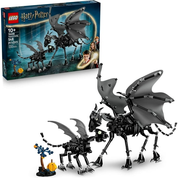 LEGO Harry Potter Thestral Family Building Toy - Pretend Play for Kids, Boys and Girls, Ages 10+ - Collectible Harry Potter Poseable Action Figures - Gift Idea for Christmas - 76458