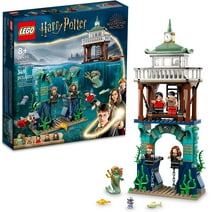 LEGO Harry Potter Triwizard Tournament: The Black Lake Building Set 76420 - Goblet of Fire Toy Playset with Harry, Hermione, and Ron Minifigures, Magical Collection Set for Kids, Boys & Girls