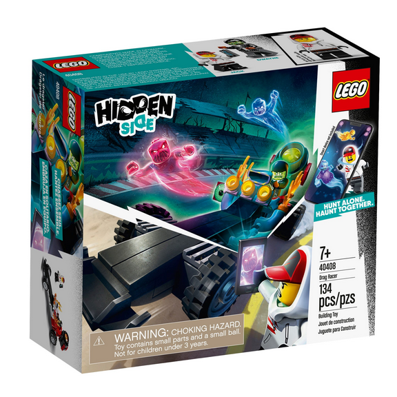 LEGO Hidden Side Drag Racer 143 Piece Building Set 40408