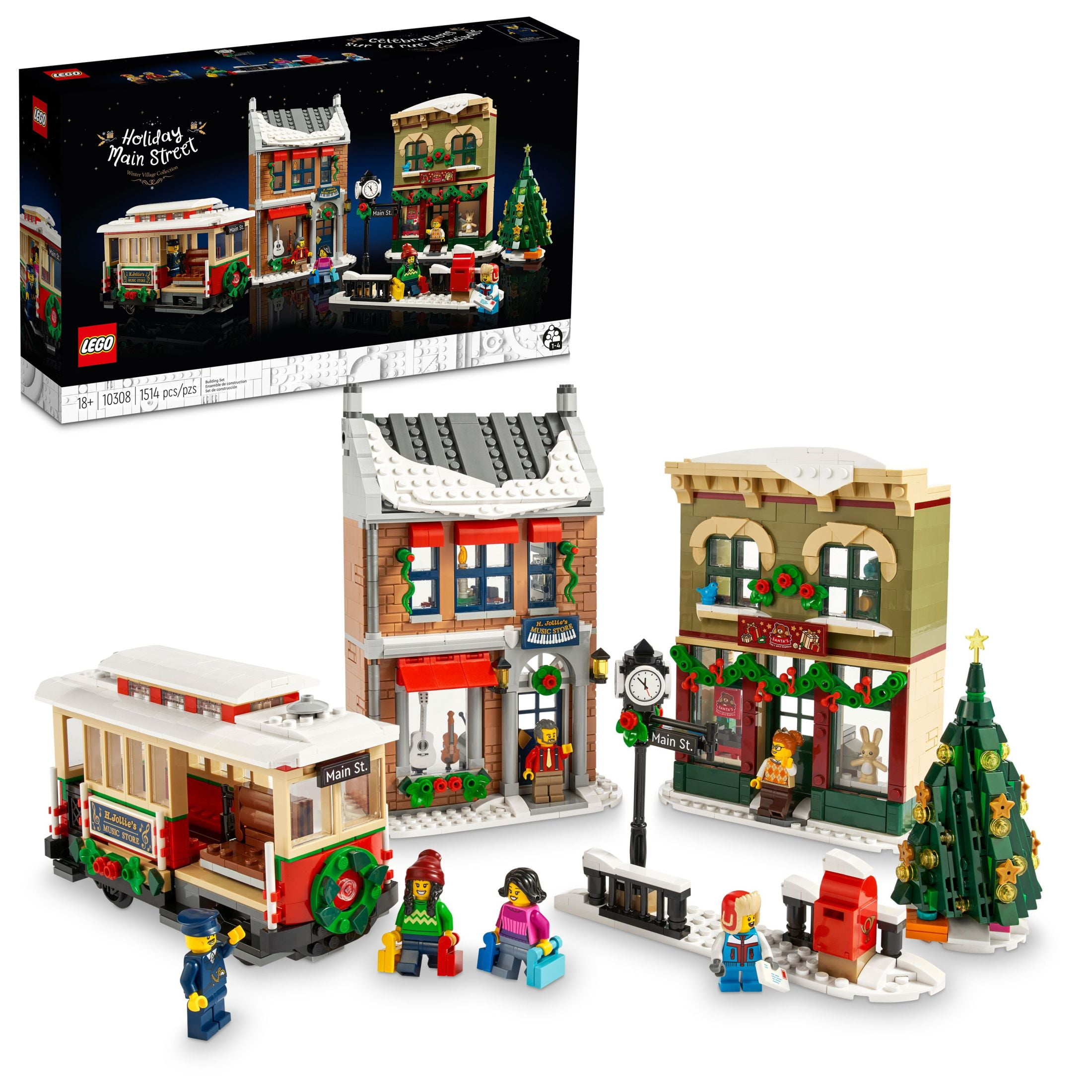 LEGO Holiday Main Street Building Set 10308, XMAS Village Kit