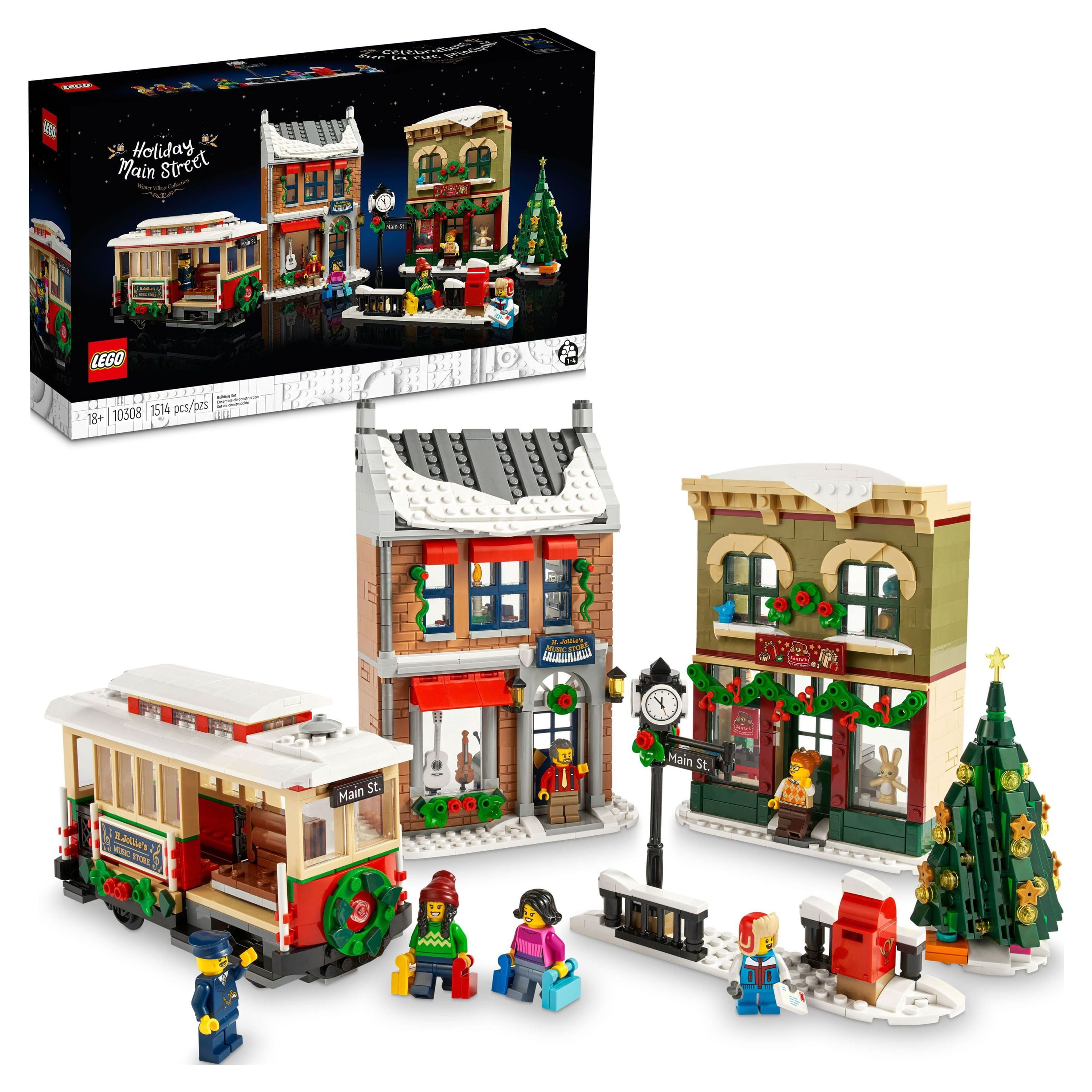 LEGO Friends Downtown Flower and Design Stores 41732 Building Set -  Buildable Toy with Apartment, Shops, House, and Classic Characters, Model  to Customize, Decorate, and Display for Ages 12+ 