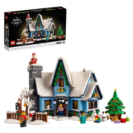 LEGO Icons 10293 Santa's Visit Winter Village Collections (1445 Pieces)
