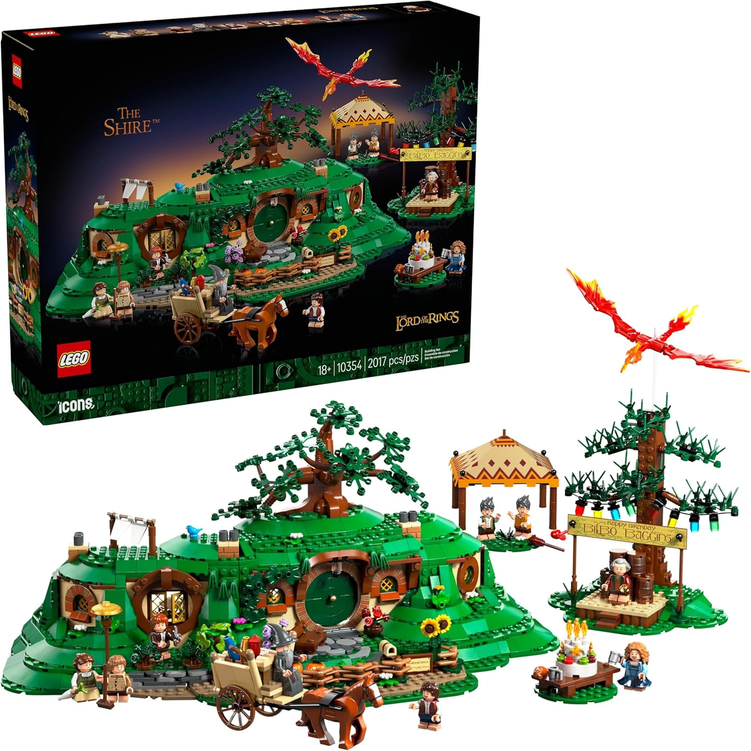 LEGO Icons The Lord of The Rings: The Shire Building Set -10354