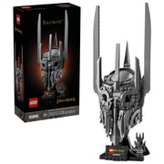 LEGO Icons The Lord of the Rings: Sauron's Helmet - Building Set for Adults, Ages 18+ Bedroom, Home Office, Book Shelf Decor - W/ Sauron Minifigure - Gift for LOTR Fans - 11373