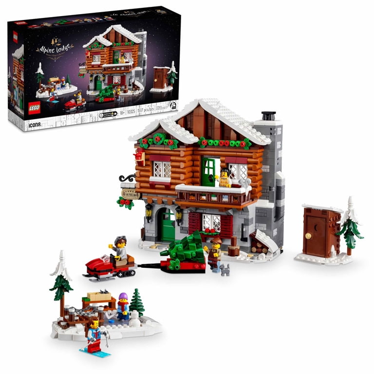 LEGO Icons Alpine Lodge Model Building Set - Collectible DIY Kits 