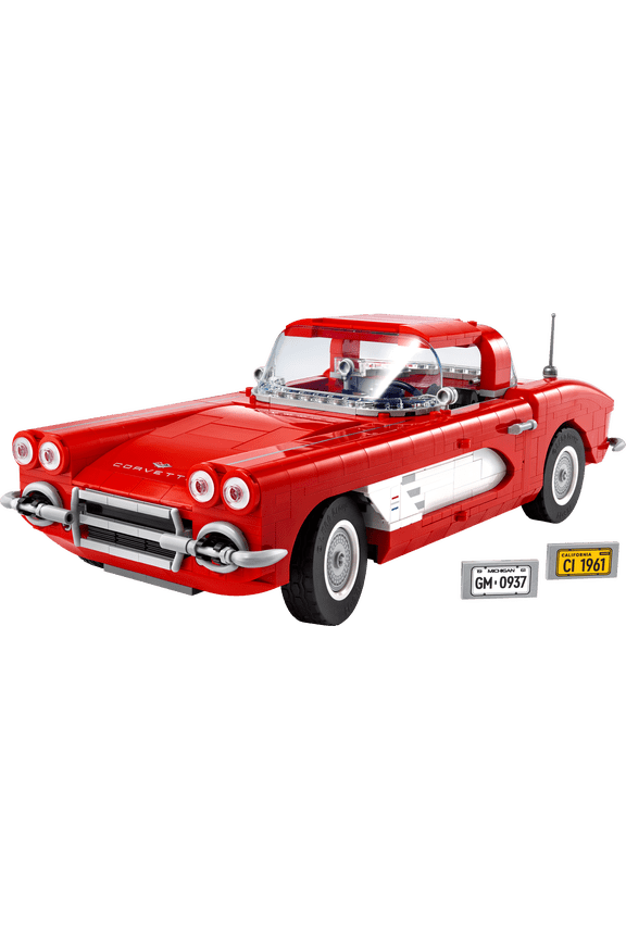 Icons Corvette Model Car Kit - Buildable Classic Corvette Set for Adults, Ages 18+ - Gift for Christmas for Men, Women, Car Lovers - 10321
