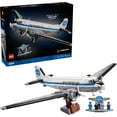 thumbnail image 1 of LEGO Icons Douglas DC-3 Pan Am Airliner Set #11378 – 1,903 Pieces, Retractable Landing Gear, Detailed Cabin Interior & 4 Historical Minifigures | Ages 18+ | Aviation Gift, 1 of 7
