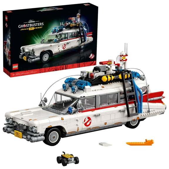 LEGO Icons Ghostbusters ECTO-1 10274 Car Kit, Large Set for Adults, Gift Idea for Men, Women, Her, Him, Collectable Model for Display, Nostalgic Home Dcor