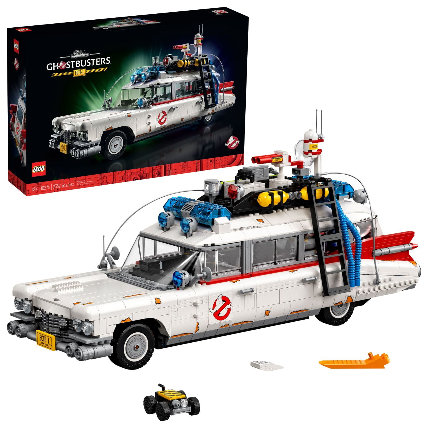 LEGO Icons Ghostbusters ECTO-1 - Building Set for Adults, Men & Women, Ages 18+ - Collectible Ghostbusters Car Model for Fans - 10274