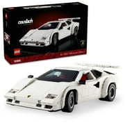 LEGO Icons Lamborghini Countach 5000 Quattrovalvole Model Car Kit - Collectible Building Set for Adults, Ages 18+ - Detailed Lamborghini Car Kit with Scissor Doors, V12 Engine, and More - 10337