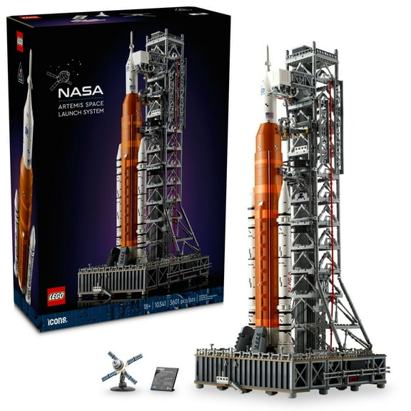 LEGO Icons NASA Artemis Space Launch System, Buildable Space Gift for Adults, DIY Project for Adults, 10341