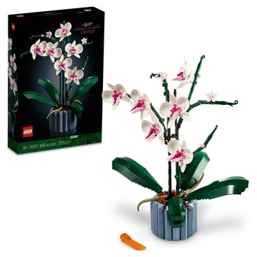LEGO Icons Orchid Artificial Plant, Building Set with Flowers, Home Décor Accessory for Adults, Botanical Collection, Anniversary Gift for Her and Him, 10311
