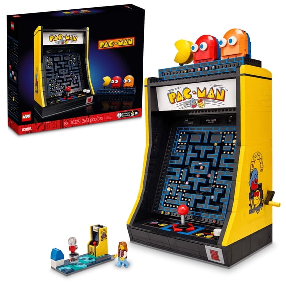 LEGO Icons PAC-MAN Arcade Building Set for Adults - Replica Model of Clasic Video Game - Gift for Men & Women - Display in Office or Room - 10323