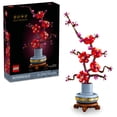 thumbnail image 1 of LEGO Icons Plum Blossom Building Set - Artificial Flowers for Home Decor - Table Centerpiece, Book Shelf - Adults Ages 18+ - Unique Birthday Gift Idea - 10369, 1 of 9