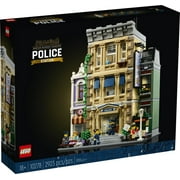 LEGO Icons Police Station 10278 Large Construction Set, Collectible Model Kits for Adults to Build, Modular Buildings Collection