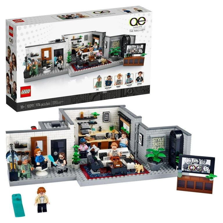 LEGO Icons Queer Eye The Fab 5 Loft 10291 Building Set (974 Pieces) 