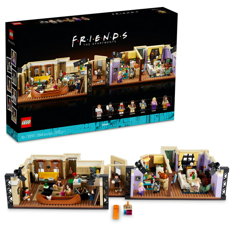 Dwell camouflage eskortere LEGO Icons The Friends Apartments 10292, Friends TV Show Gift from Iconic  Series, Detailed Model of Set, Collectors Building Set with 7 Minifigures  of Your Favorite Characters - Walmart.com