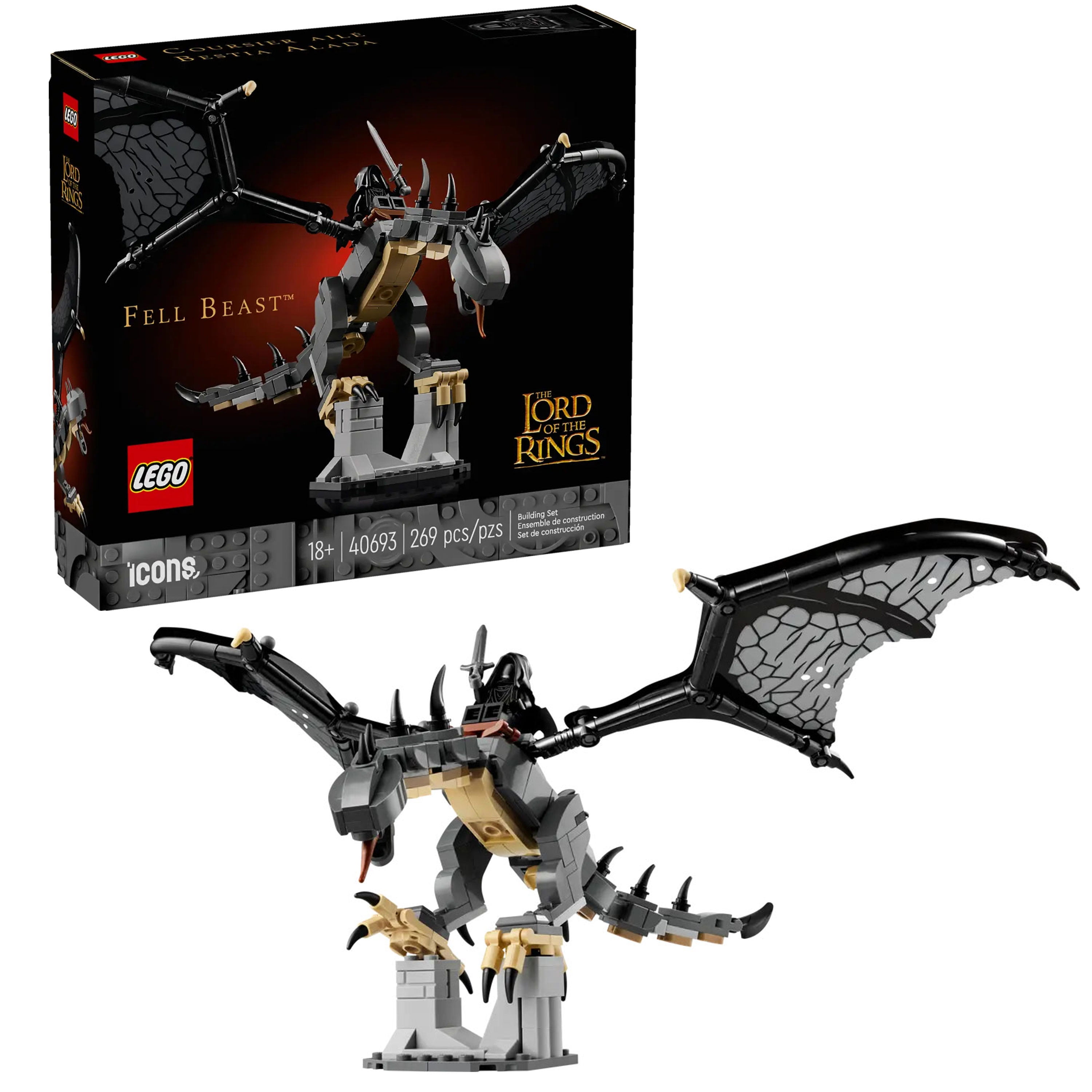 p＊＊＊-m＊＊＊ LEGO The Lord of the Rings™: Fell Beast™ Set 40693 - Walmart.com