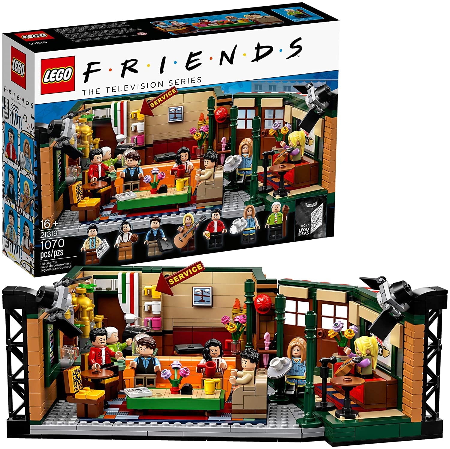 LEGO Ideas Central Perk Friends TV Show Building Kit, 1,070 Pieces