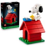 LEGO Ideas Peanuts: Snoopys Doghouse Collectible Building Set for Adults - Room or Office Decor for Women & Men, Ages 18+ - Gift for Fans - W/ Woodstock Figure - 21368